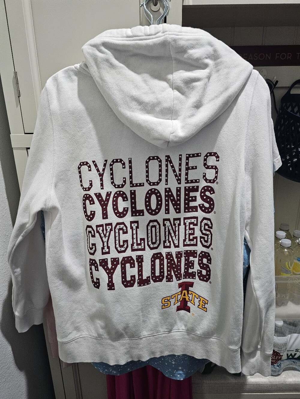 Iowa State Cyclones Zip-Up Hoodie E5 Great Condition Size XL University Football